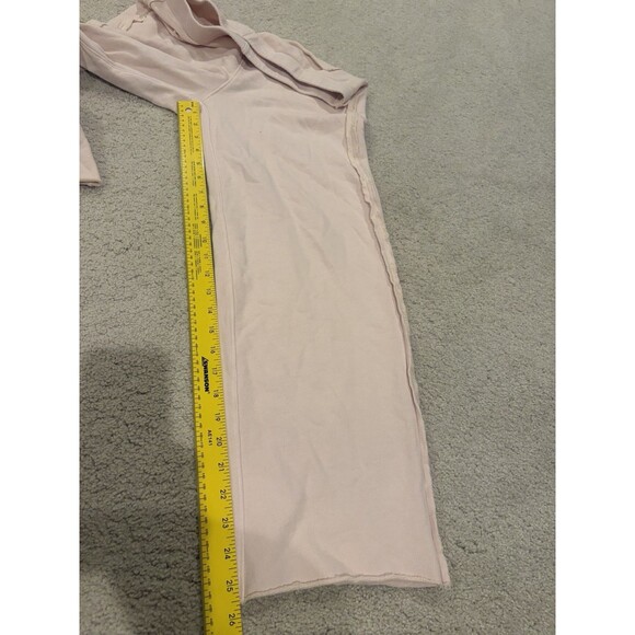 EUC Frank & Eileen Straight Leg Raw Hem Cotton Sweatpant Women Medium Pale Pink - Picture 6 of 11